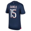 Maglia ufficiale Paris Saint Germain 2023-24 Danilo 15 Casa per Uomo